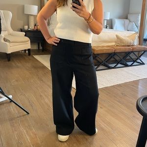 Anthropologie | The Colette Cropped Wide-Leg Ponte Pants by Maeve | Size 31